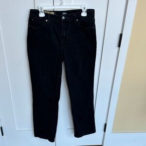 Tribal Women's Classic Black Straight Leg Jeans Size 12